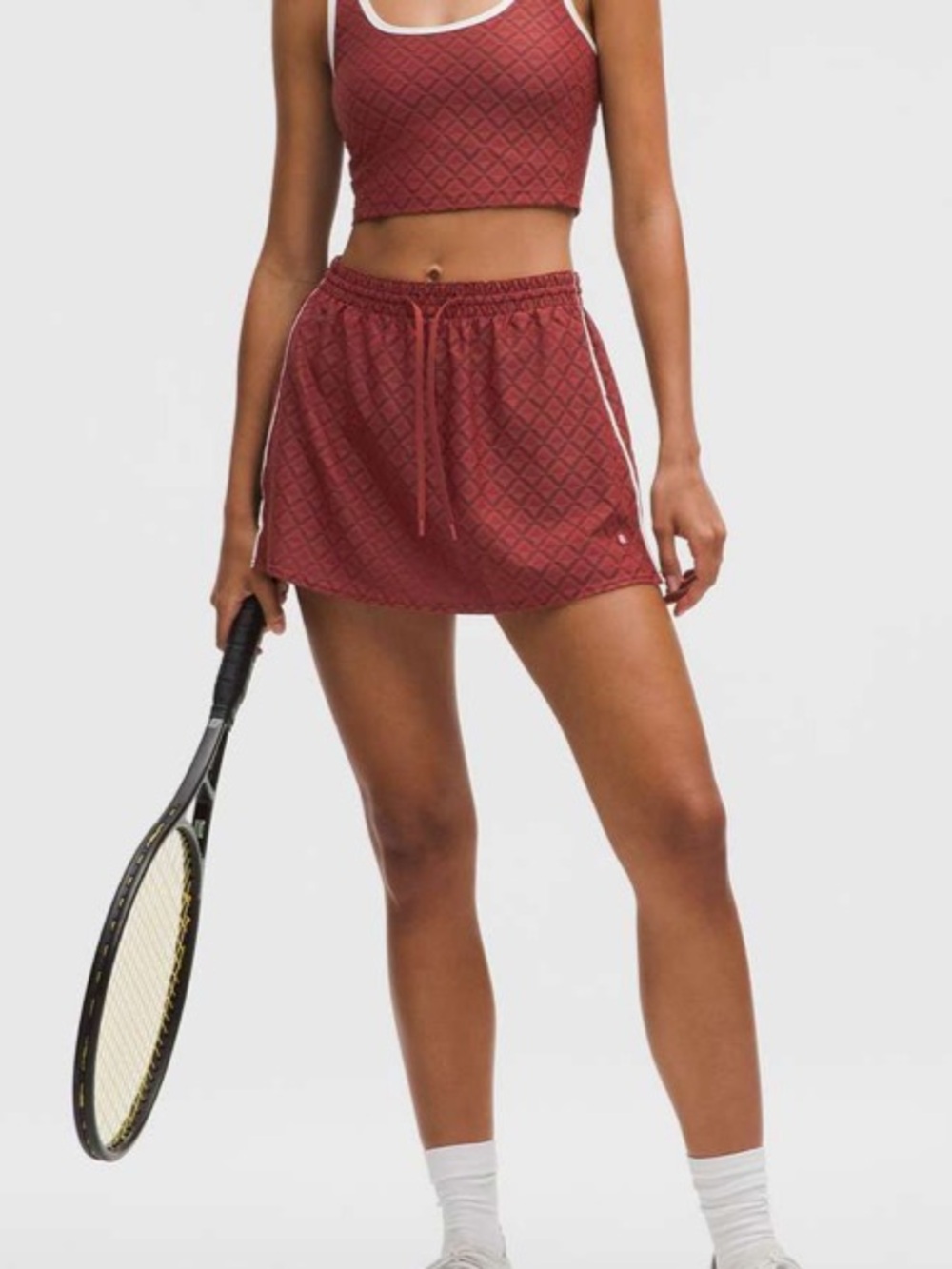 Lululemon Textured Mesh High-Rise Tennis Skirt, great condition